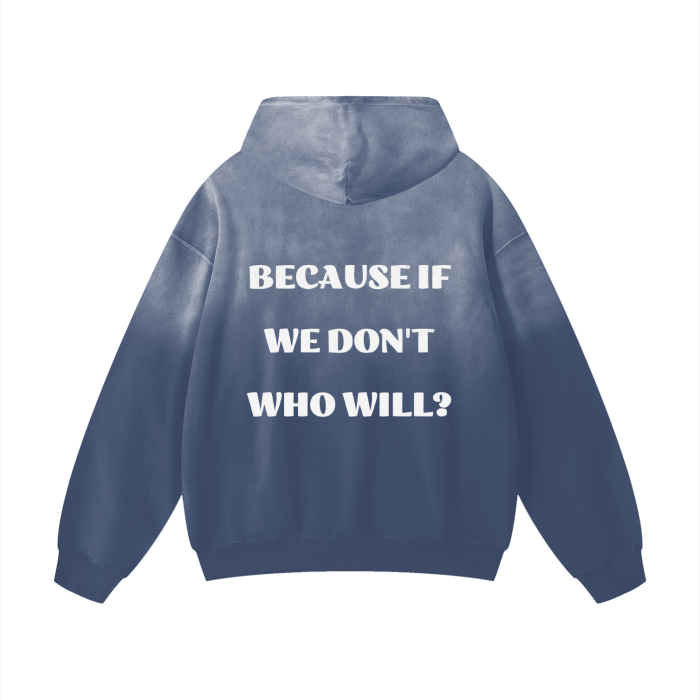 CELESTIA Wash Drop Shoulder Oversized Hoodie